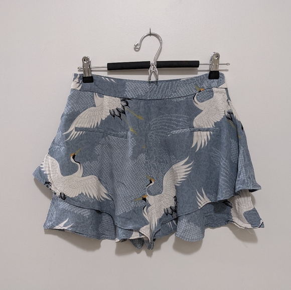 Zara Ruffle Crane Shorts - Picture 5 of 8